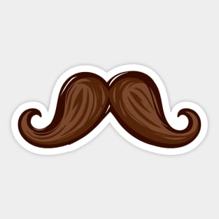 Majestic Moustache Sticker